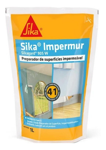 Preparador De Superfície Impermeável - Sika Impermur 1l
