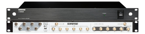 Administrador de frecuencia Shure Glx UA846z2 Ic Br, color negro
