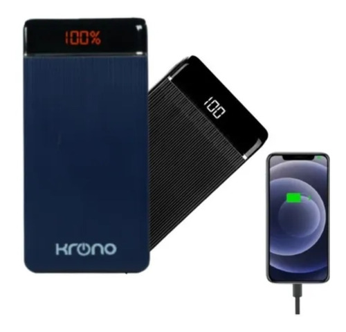 Power Bank Krono Cargador Portátil Batería 10000mah Potente