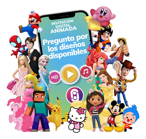 Invitación Digital Video Animada Lista El Día De Su Compra