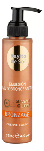 Autobronceante Corporal Emulsion Rayito De Sol Bronzage 130g