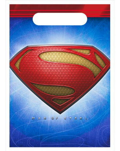Superman Man Of Steel Goody Bags - 8 Conde.