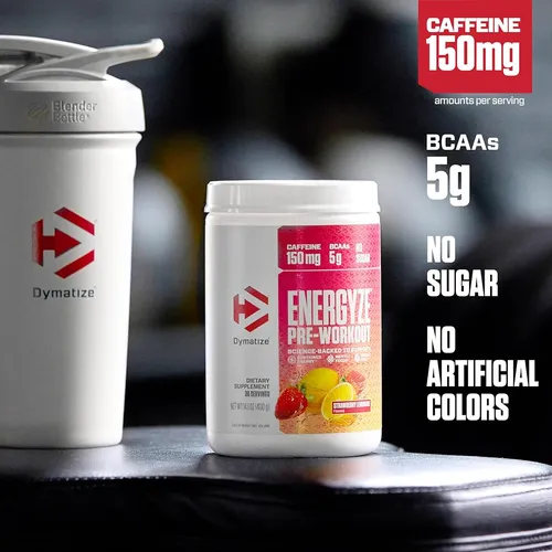Dymatize Energyze Pre Workout Polvo Para Hombres Y Mujeres