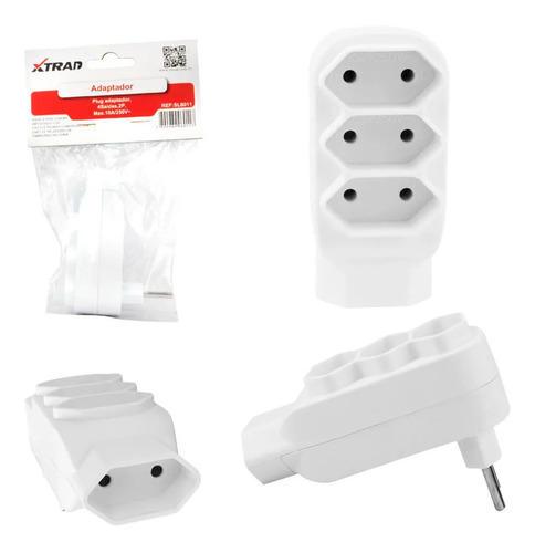 Plug Adaptador De Tomada Sl6013  Xtrad