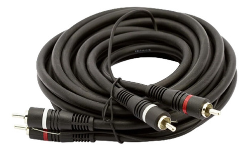 Cabo 2+2 Rca Profissional Com Fio Terra 3 M