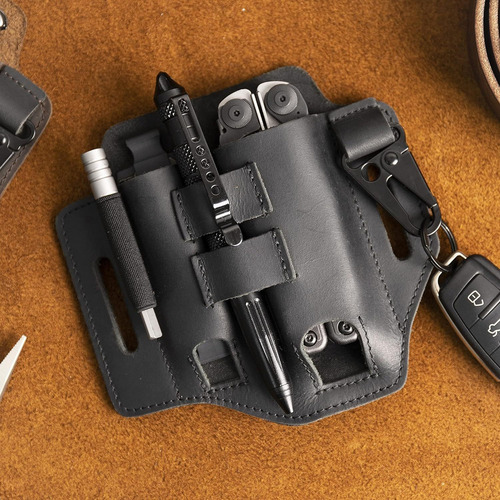 Nuevo Funda Multiherramienta, Funda De Cuero Edc For Hombre