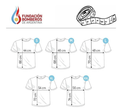 Imagen 4 de 4 de Remera Bombero