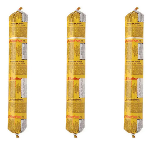 3 Pack Sellador Elastico Sikaflex-1a Purform Blanco 600 Ml S