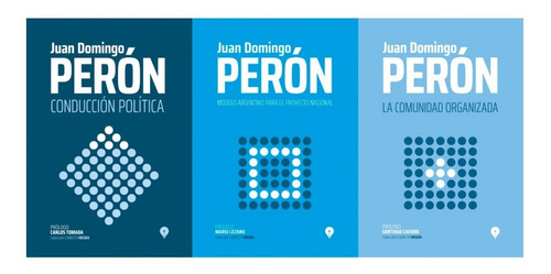 Imagen 1 de 4 de Pack 3 Libros Perón - Conducción Modelo Comunidad - Pen