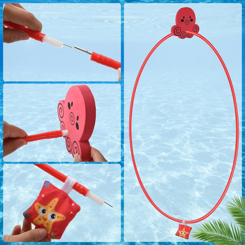 3 Aros Natación Piscina Anillos De Piscina Juguetes De Buceo