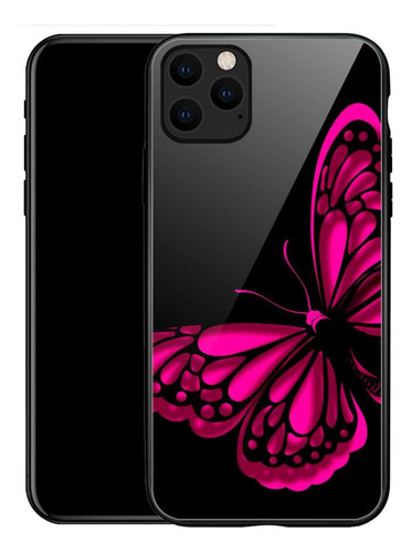 Funda Zhegailian Para iPhone 11-pink Butterfly