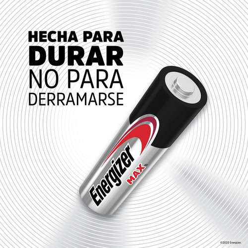 Energizer Max Aa Alcalina Blister 48 Unidades (12 blisters con 4 pilas) De 1.5v