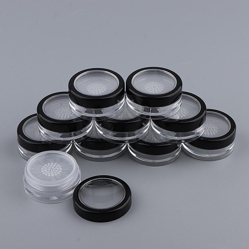 . 10x Caja Forma Forma Polvo For Maquillaje, Tamaño