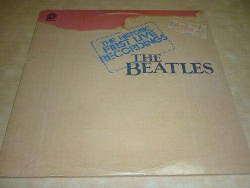 The Beatles The Historic First Live Recordings Vinilo Nm