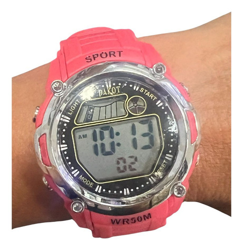 Reloj Digital Dakot Grande Dama/adolescentes Wr- Taggershop