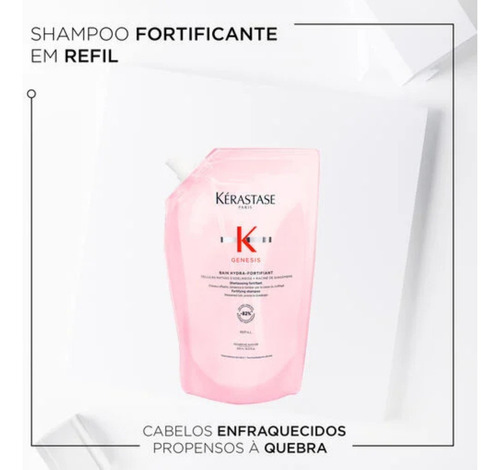 Champú de recarga Genesis Bain Hydra Fortifiant Kérastase, 500 ml