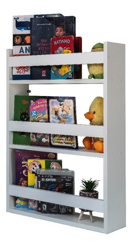 Estante Porta Revistas Infantil Livros E Decoração.