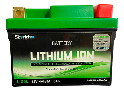 Bateria Litio Skyrich Titan 150 160 Biz Bros 150 160 Xre 190