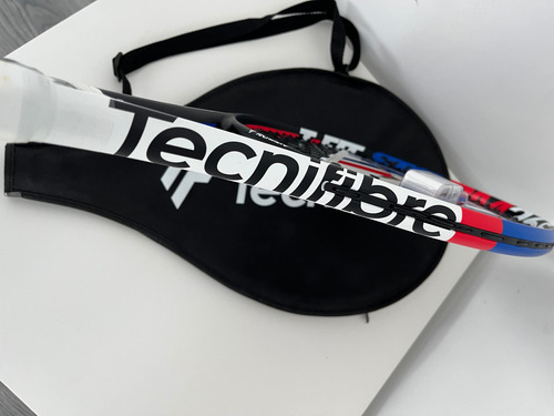 Raqueta Tecnifibre Tfit 265 Storm Con Funda Y Accesorios Blanco/azul 4 3/8