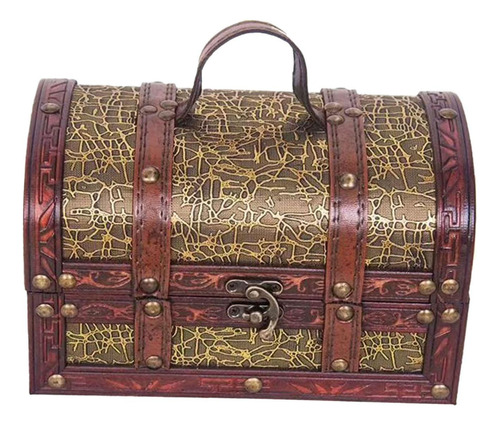 Estuche De Madera De Estilo Retro Contenedor De Madera