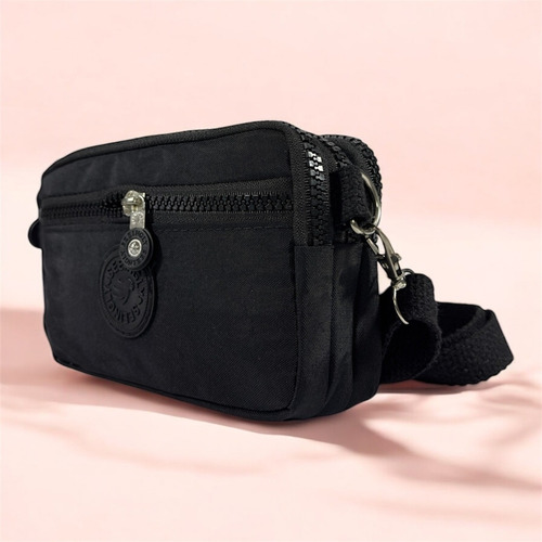 Bolso De Mano Pequeño Crossbody Bandolera Cartera Y Celular Negro