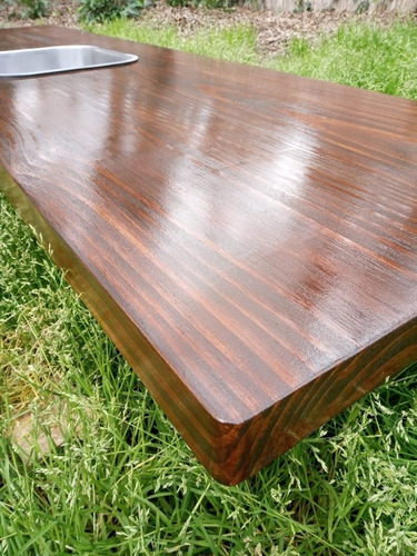 Imagen 5 de 10 de Mesada, Tablón, Cocina,madera