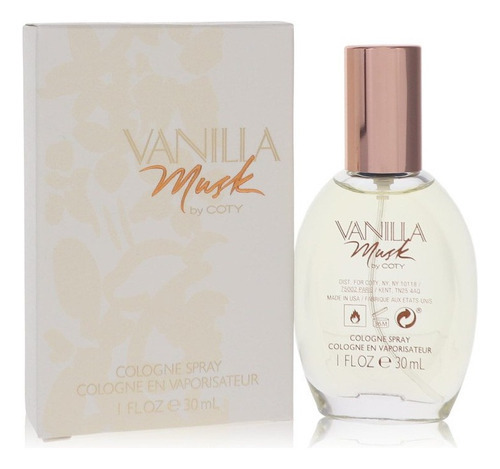 Perfume Coty Vanilla Musk Feminino 30ml Eau De Cologne