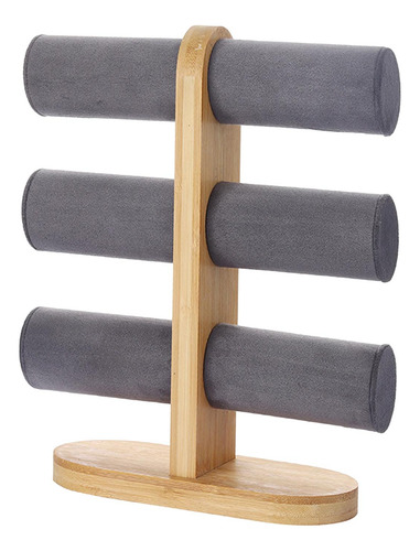 Expositor De Pulseira De Veludo Suporte Para 23,5x9x29cm