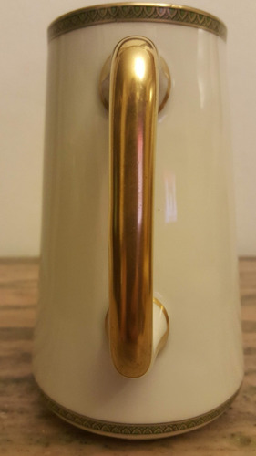 Jarra Limoges Porcelana Guarda Oro 24 Theo Haviland Antigua (Usado)