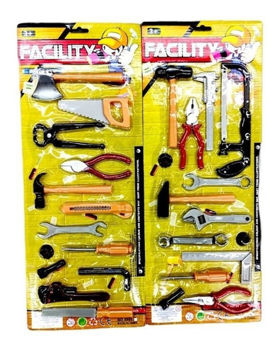 Imagen 5 de 7 de Juego Kit 13 Herramientas Completa Infantil Nvo 3850 Bigshop