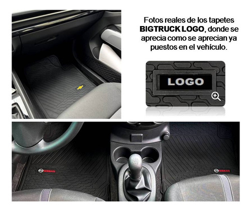 Par Tapetes Delanteros Logo Chirey Tiggo 4 Pro 2023 - 2025