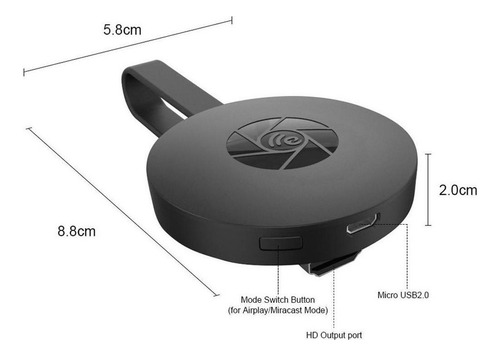 Adaptador De Vídeo, Receptor De Espelhamento De Tela