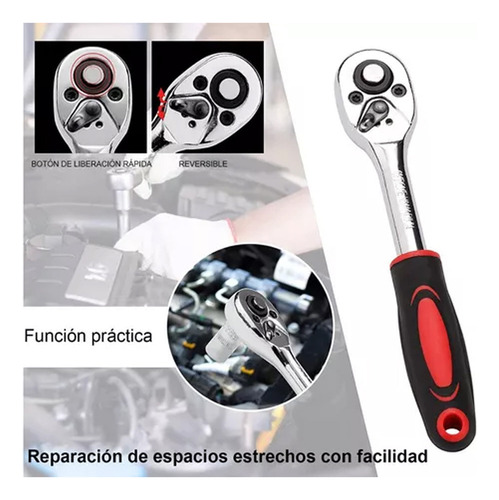 L Herramienta Para Dados Llave Trinquete De 46 Pc Com Caja