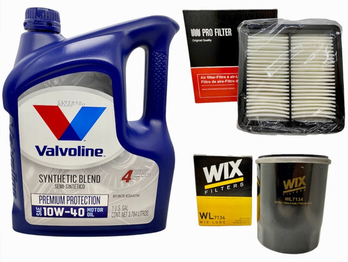 Kit Filtros Y Aceite 10w40 Valvoline Honda Fit City