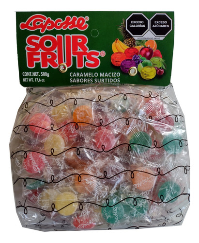 Caramelo Sour Fruts 500 G Laposse