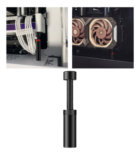3 Tarjeta Gráfica Soporte Gpu Brace Aleación De Vc16 Negro