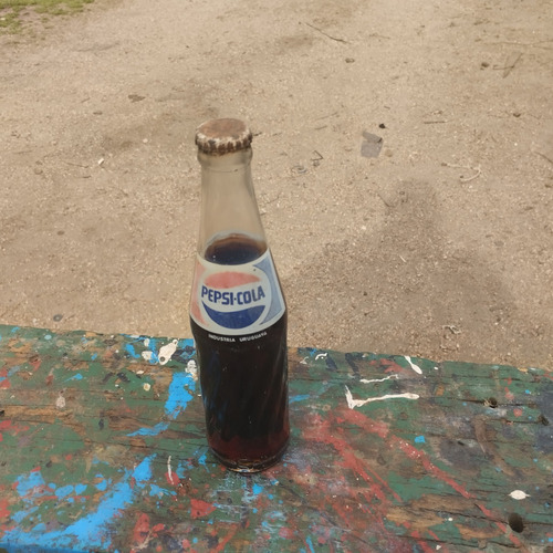 Antigua Botellita De Pepsi  Cola Con Su Contenido Original