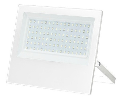 Refletor Taschibra Tr Led 100w Branco Ip65 6500k Luz Fria