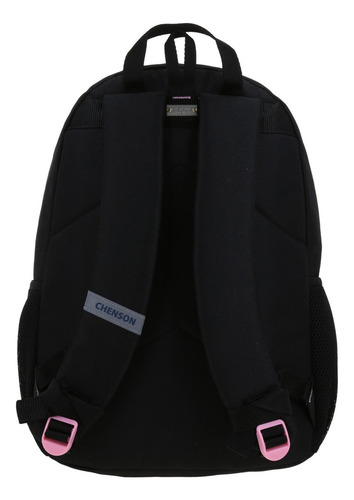 Kit Mochila+lonchera+lapicera Mario Bros Peach Gogo 2025 Negro Liso