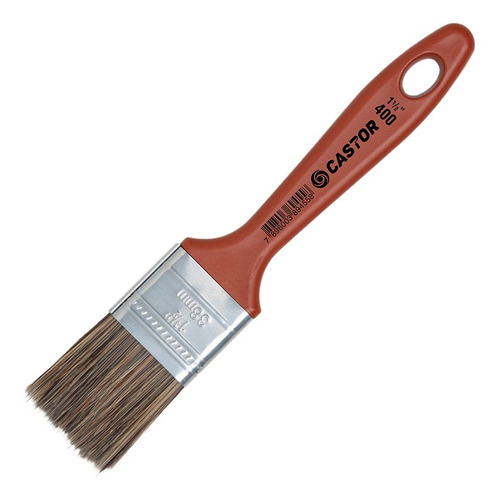 Trincha 1 1/2 Cerdas Gris Série 400 - Castor Linha Prática