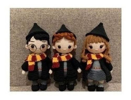 Pack 3 Patrones Amigurumi Harry Potter Tejidos Crochet