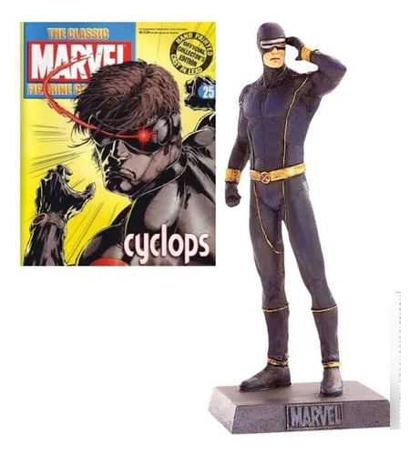 Figura De Plomo Marvel Eaglemoss Cíclope X-men (Usado)