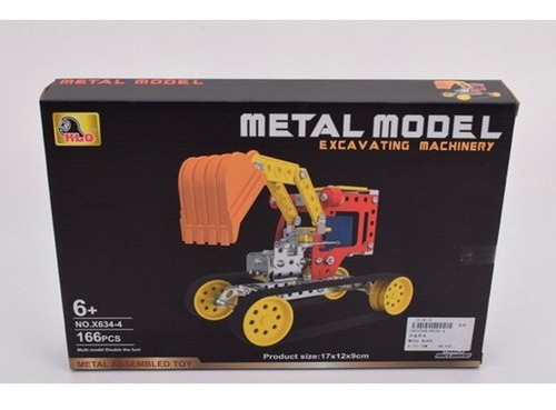 Arma Tu Vehículo De Metal 166 Pcs 1901358 E.normal