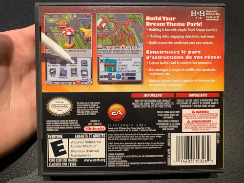 Theme Park Nintendo Ds (Usado)