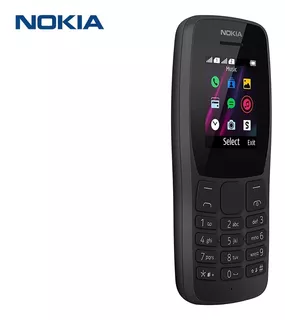 Celular Nokia 110 Ta-1319 Gsm 2g Dual Sim - Radio Fm - Negro