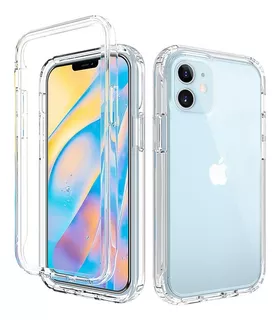 Funda 360° Bicolor Transparente Difuminada Compatible iPhone