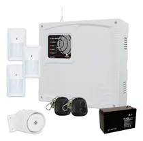 Comprar Kit Alarma Domiciliaria-3 Sensor-controles-sirena Y Batería 