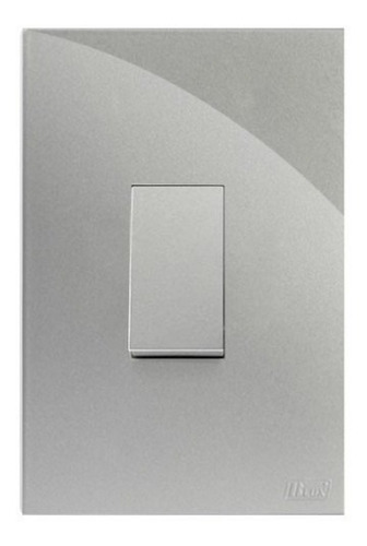 Rj11 4 Fios (telefone) Vertical 4x2 - Recta Prata Gloss