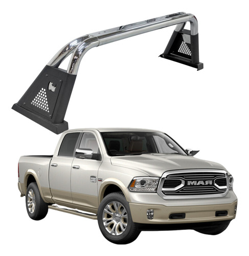 Roll Bar Sport 3.0 Para Ram 1500 2009 - 2022 Go Rhino Inox