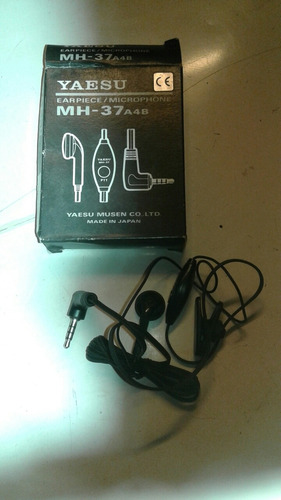 Manos Libre Auricular Y Microfono  Handy Yaesu Mod Mh 37 A4b